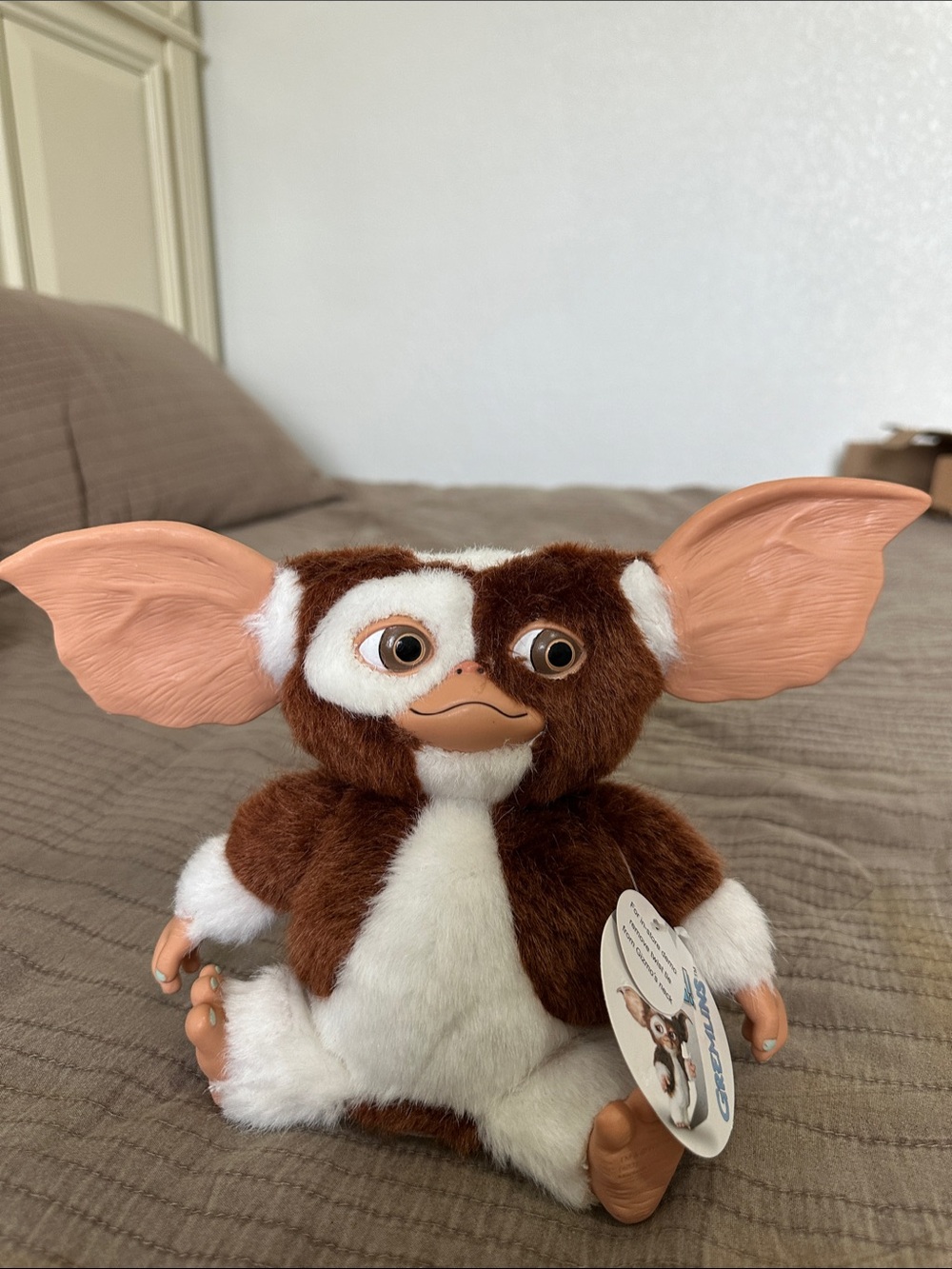 Gremlins Plush Toy - Brown & White Mogwai Stuffed Animal #Gizmo #Gremlins